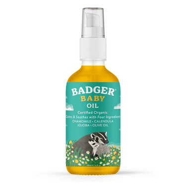 Calming Baby Oil Glass Bottle * Badger Supplement - Conners Clinic